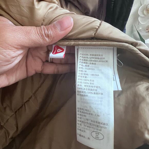 Abercrombie & Fitch Ultra Puffer Insulated Waterproof Hooded Men's M Navy Blue - Picture 10 of 12